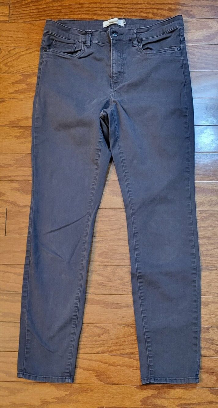 H&M Label of Graded Goods Skinny Jeans Women Size 10 Gray Denim Mid-Rise